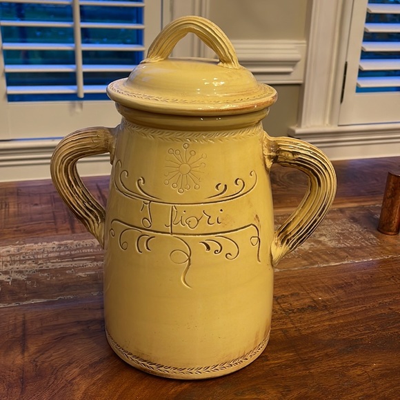 Vietri Italian Canister.